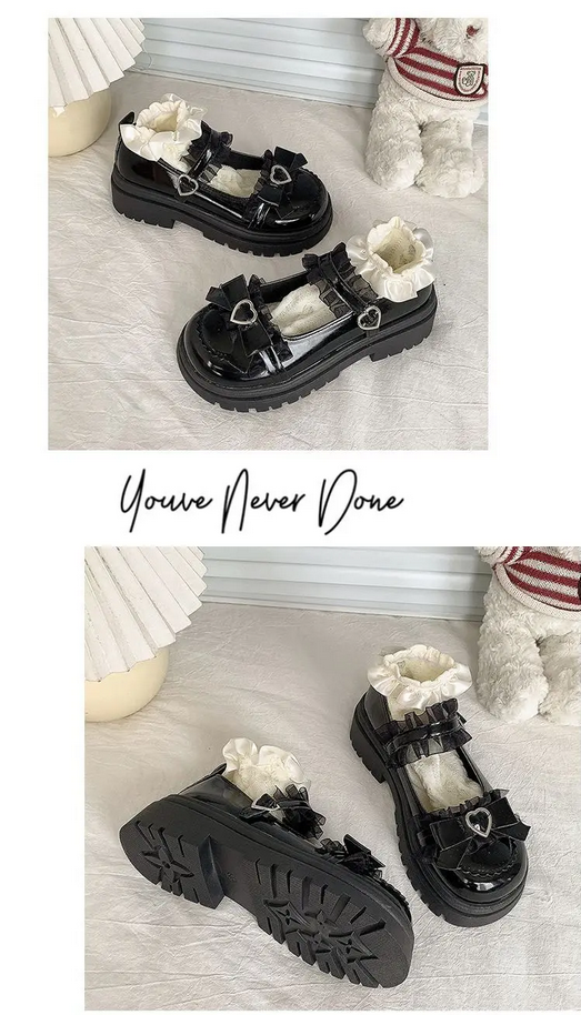 JK Loafer Pumps Japanese School Girl Lolita Platform Shoes