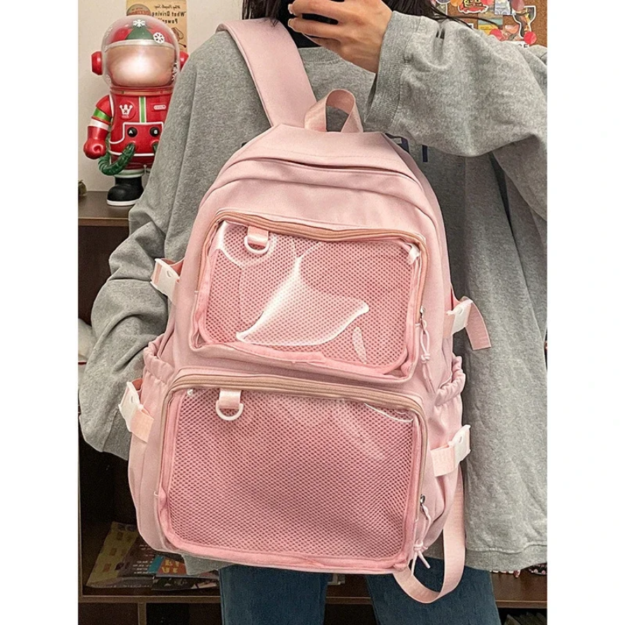 Japanese Kawaii Itabag Women's Transparent Backpack