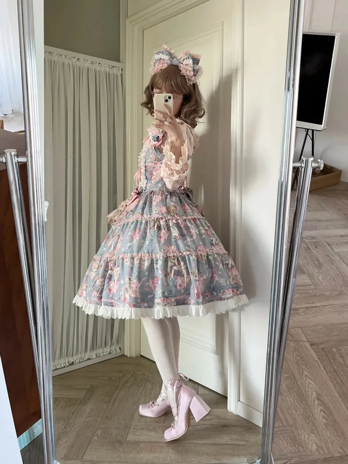 Sweet Kawaii Ballet-Inspired Ribbon Lace-Up Platform Shoes