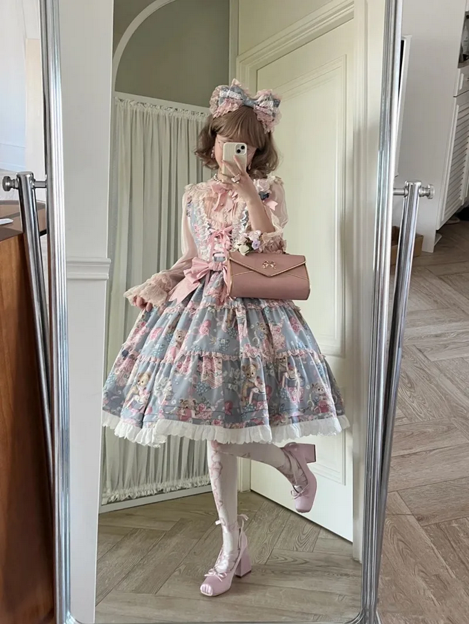 Sweet Kawaii Ballet-Inspired Ribbon Lace-Up Platform Shoes