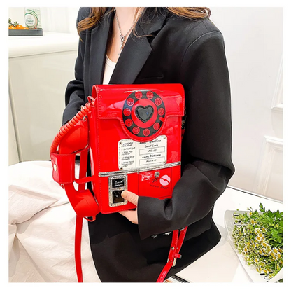 Ring Me Up Vintage Telephone Crossbody Bag