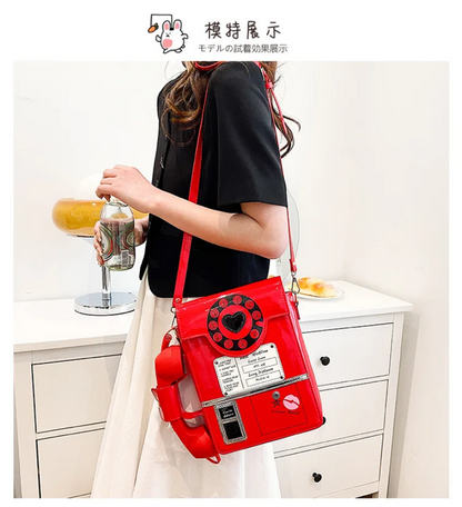 Ring Me Up Vintage Telephone Crossbody Bag