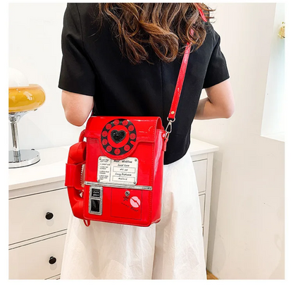 Ring Me Up Vintage Telephone Crossbody Bag