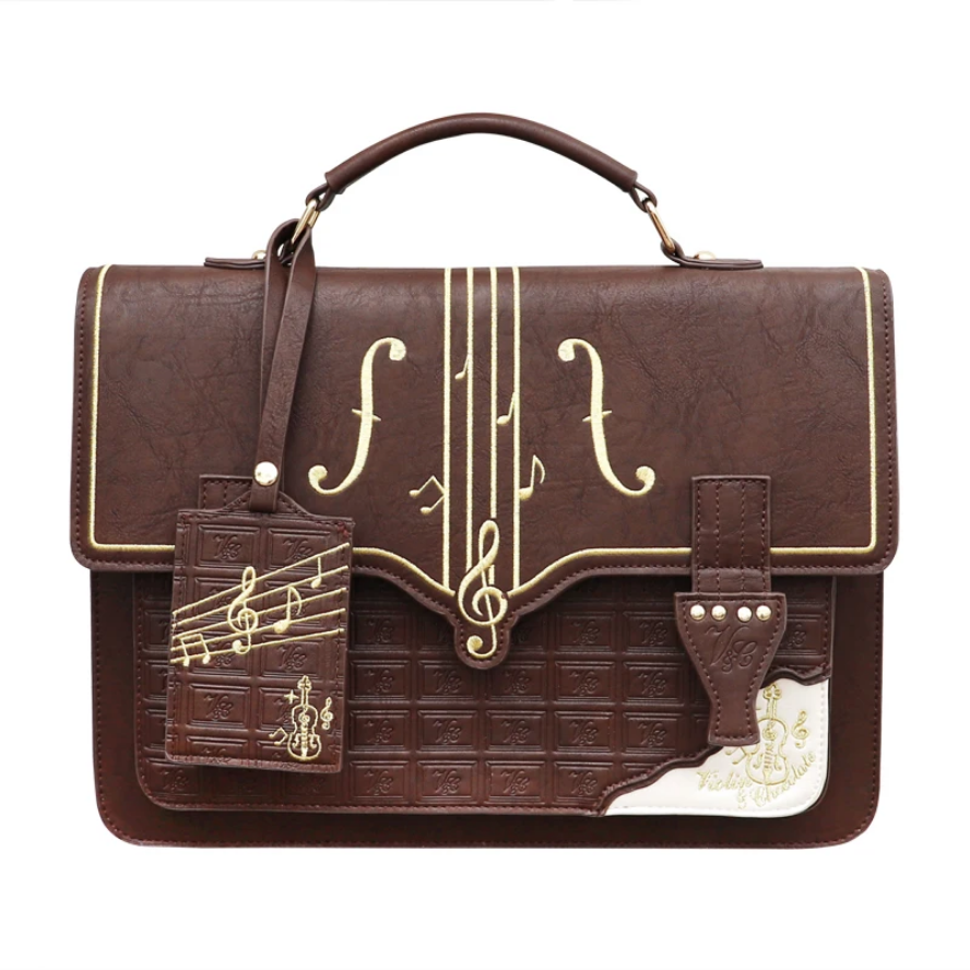 Symphony of Style Violin Music Crossbody Bag