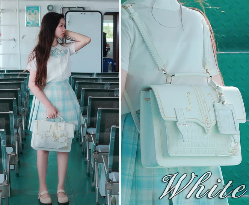 Symphony of Style Violin Music Crossbody Bag