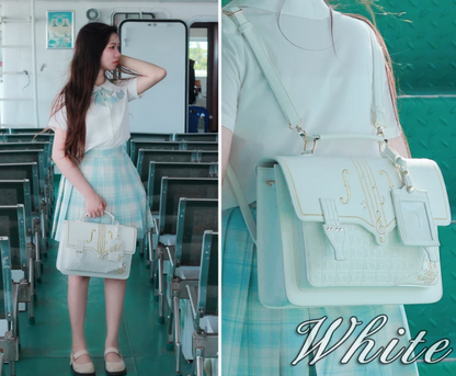 Symphony of Style Violin Music Crossbody Bag