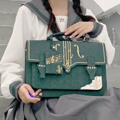 Symphony of Style Violin Music Crossbody Bag