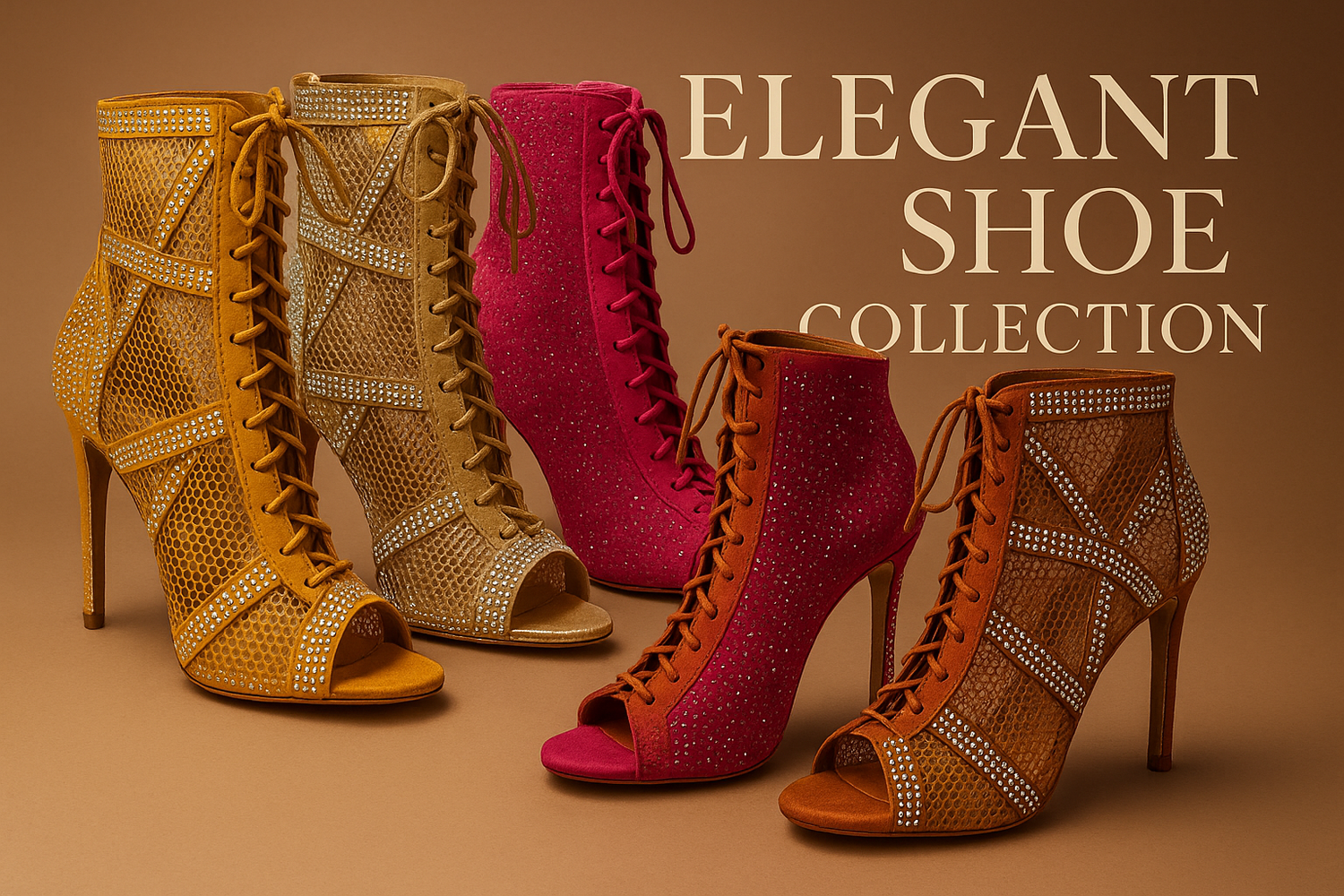Vibrant Sexy Shoe Collection Banner